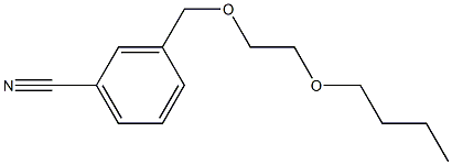 3-[(2-butoxyethoxy)methyl]benzonitrile Struktur