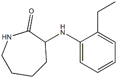 3-[(2-ethylphenyl)amino]azepan-2-one Struktur