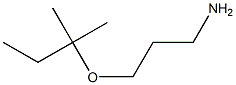 3-[(2-methylbutan-2-yl)oxy]propan-1-amine Struktur