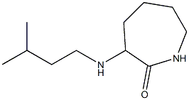 3-[(3-methylbutyl)amino]azepan-2-one Struktur