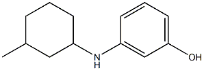 3-[(3-methylcyclohexyl)amino]phenol Struktur