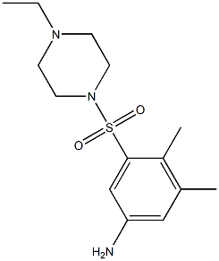 3-[(4-ethylpiperazine-1-)sulfonyl]-4,5-dimethylaniline Struktur