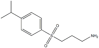 3-[(4-isopropylphenyl)sulfonyl]propan-1-amine Struktur