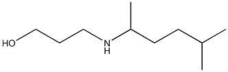 3-[(5-methylhexan-2-yl)amino]propan-1-ol Struktur