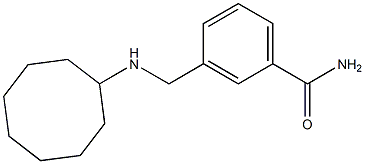 3-[(cyclooctylamino)methyl]benzamide Struktur