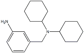 3-[(dicyclohexylamino)methyl]aniline Struktur