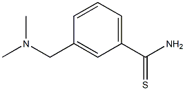 3-[(dimethylamino)methyl]benzenecarbothioamide Struktur