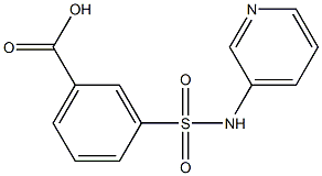 3-[(pyridin-3-ylamino)sulfonyl]benzoic acid Struktur