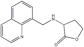 3-[(quinolin-8-ylmethyl)amino]oxolan-2-one Struktur