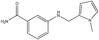 3-{[(1-methyl-1H-pyrrol-2-yl)methyl]amino}benzamide Struktur