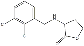 3-{[(2,3-dichlorophenyl)methyl]amino}oxolan-2-one Struktur