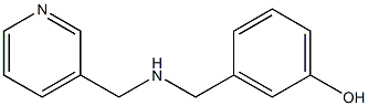 3-{[(pyridin-3-ylmethyl)amino]methyl}phenol Struktur