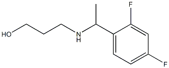 3-{[1-(2,4-difluorophenyl)ethyl]amino}propan-1-ol Struktur