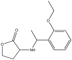 3-{[1-(2-ethoxyphenyl)ethyl]amino}oxolan-2-one Struktur