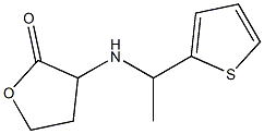 3-{[1-(thiophen-2-yl)ethyl]amino}oxolan-2-one Struktur