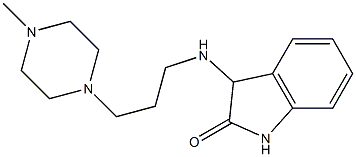 3-{[3-(4-methylpiperazin-1-yl)propyl]amino}-2,3-dihydro-1H-indol-2-one Struktur