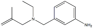 3-{[ethyl(2-methylprop-2-en-1-yl)amino]methyl}aniline Struktur