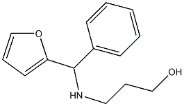 3-{[furan-2-yl(phenyl)methyl]amino}propan-1-ol Struktur