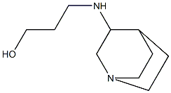 3-{1-azabicyclo[2.2.2]octan-3-ylamino}propan-1-ol Struktur