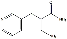 3-amino-2-(pyridin-3-ylmethyl)propanamide Struktur