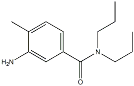 3-amino-4-methyl-N,N-dipropylbenzamide Struktur