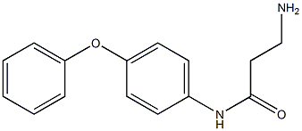 3-amino-N-(4-phenoxyphenyl)propanamide Struktur