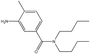 3-amino-N,N-dibutyl-4-methylbenzamide Struktur