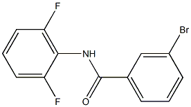 3-bromo-N-(2,6-difluorophenyl)benzamide Struktur