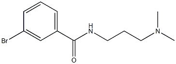 3-bromo-N-[3-(dimethylamino)propyl]benzamide Struktur