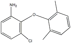 3-chloro-2-(2,6-dimethylphenoxy)aniline Struktur