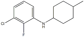 3-chloro-2-fluoro-N-(4-methylcyclohexyl)aniline Struktur