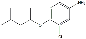 3-chloro-4-[(4-methylpentan-2-yl)oxy]aniline Struktur