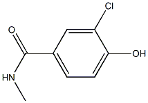 3-chloro-4-hydroxy-N-methylbenzamide Struktur