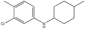 3-chloro-4-methyl-N-(4-methylcyclohexyl)aniline Struktur