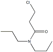 3-chloro-N,N-dipropylpropanamide Struktur