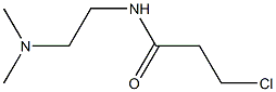 3-chloro-N-[2-(dimethylamino)ethyl]propanamide Struktur