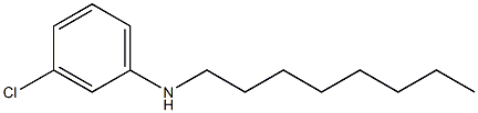 3-chloro-N-octylaniline Struktur