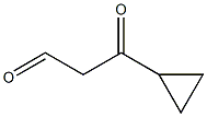 3-cyclopropyl-3-oxopropanal Struktur