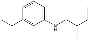 3-ethyl-N-(2-methylbutyl)aniline Struktur