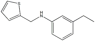 3-ethyl-N-(thiophen-2-ylmethyl)aniline Struktur