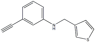 3-ethynyl-N-(thiophen-3-ylmethyl)aniline Struktur