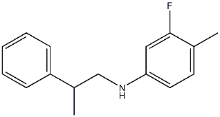 3-fluoro-4-methyl-N-(2-phenylpropyl)aniline Struktur