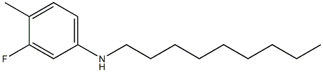 3-fluoro-4-methyl-N-nonylaniline Struktur