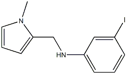 3-iodo-N-[(1-methyl-1H-pyrrol-2-yl)methyl]aniline Struktur