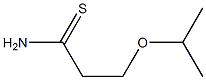 3-isopropoxypropanethioamide Struktur