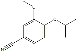 3-methoxy-4-(propan-2-yloxy)benzonitrile Struktur