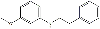 3-methoxy-N-(2-phenylethyl)aniline Struktur