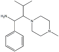 3-methyl-2-(4-methylpiperazin-1-yl)-1-phenylbutan-1-amine Struktur