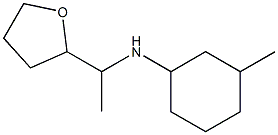 3-methyl-N-[1-(oxolan-2-yl)ethyl]cyclohexan-1-amine Struktur