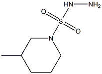 3-methylpiperidine-1-sulfonohydrazide Struktur